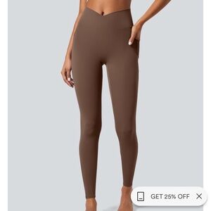 HALARA Women's Chocolate Brown Leggings